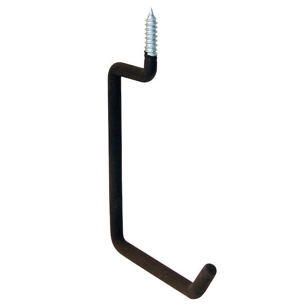 Crawford Crawford 6.8 in. L Vinyl Coated Black Steel Utility Hanger 50 lb. cap. 1 pk SH17-25 - main